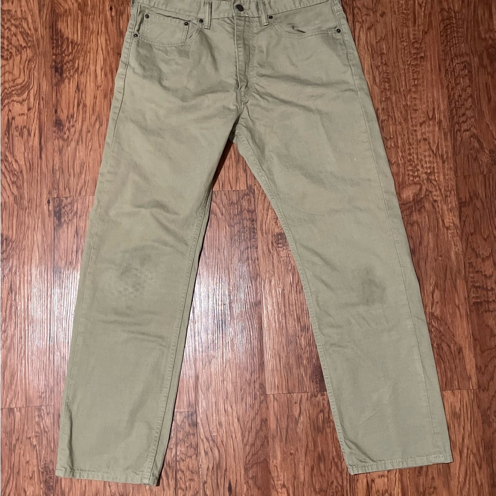 Levi’s 505 Men's Jeans. Beige. Size: W36 L32